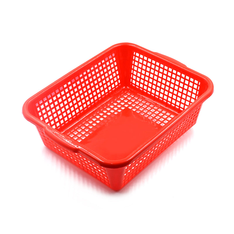 5957 Plastic Kitchen Small Size Vegetables And Fruits Washing Basket Dish Rack Multipurpose Organizers