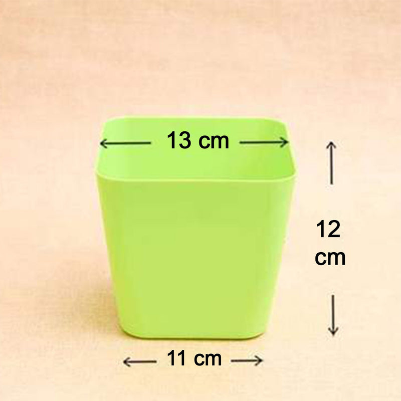 1192  Flower Pots Square Shape For Indooroutdoor Gardening