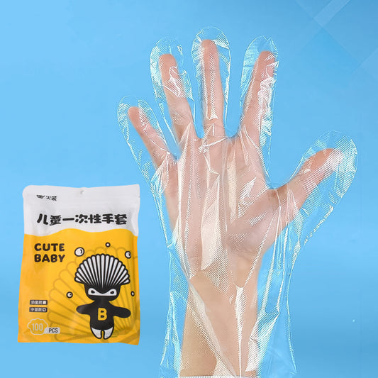 Eco-friendly Kitchen Hand Gloves Disposal Hand Gloves Free Size (100 Pc)