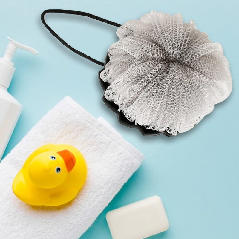 12607 Shower Tool Duo 2-1 Shower Loofah Sponge And Exfoliating Body Scrubber For Showering Easy To Clean Easy To Dry With Dori Easy To Hanging Easy To Grip