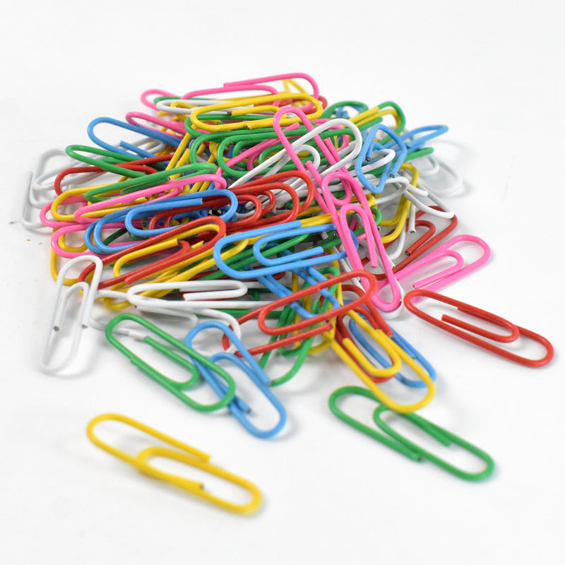 Metal U Shape Paper Pin  Clip 28 Mm (100 Pcs Set)