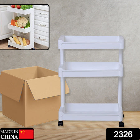 2326 Plastic Serving Trolley Kitchen Bar Cart For Bar Living Room