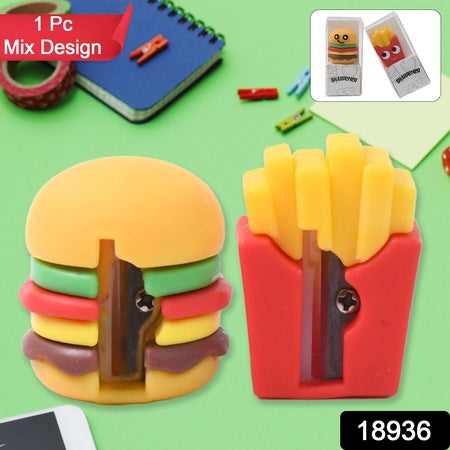 Mix Design Cartoon Shaped Sharpener (1 Pc)