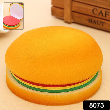 8073 Burger Shaped Notepad  Sticky Notes  Memo Pads Unique Mini Notes (Multicolor)