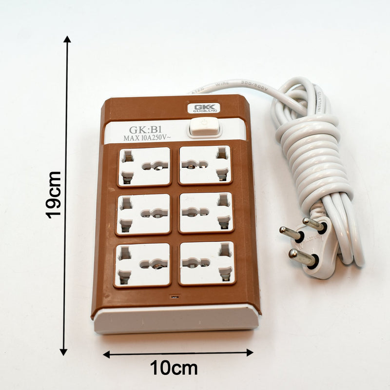 7421 Extension Board 250v 6 Way Extension Board