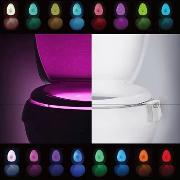 Toilet Light Led Toilet Bowl Light Toilet Cover Lamp (1 Pc  Battery Not Included)