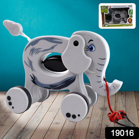 Pull Along Toddler Toy Pull Along Toy With Attractive Design (Elephant)