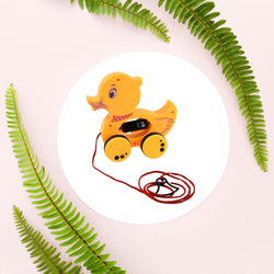 Pull Along Toy With Attractive Design Developmental Toy For 1-year-old Girl Boy (Duck)