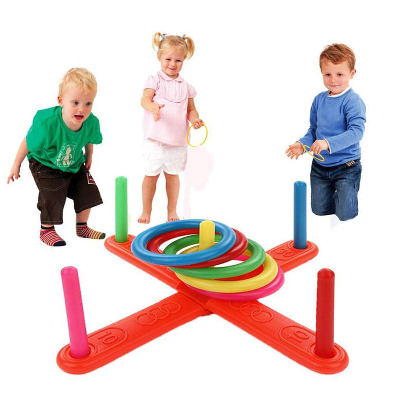 8078 13 Pc Ring Toss Game Widely Used By Childrens And Kids For Playing And Enjoying Purposes And All In All Kinds Of Household And Official Places Etc.