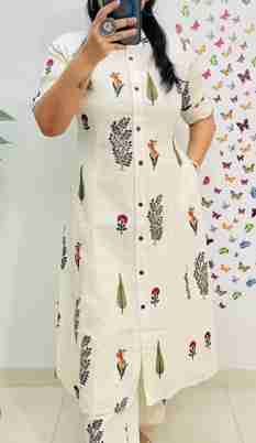 Women's Premium rayon soft A-line Kurta Pant Set for Women