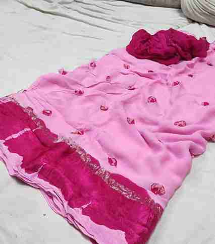 Elegant Pasapalli Work Banarasi Saree
