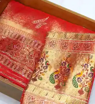 Royal Duptta With Saree