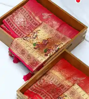 Royal Duptta With Saree