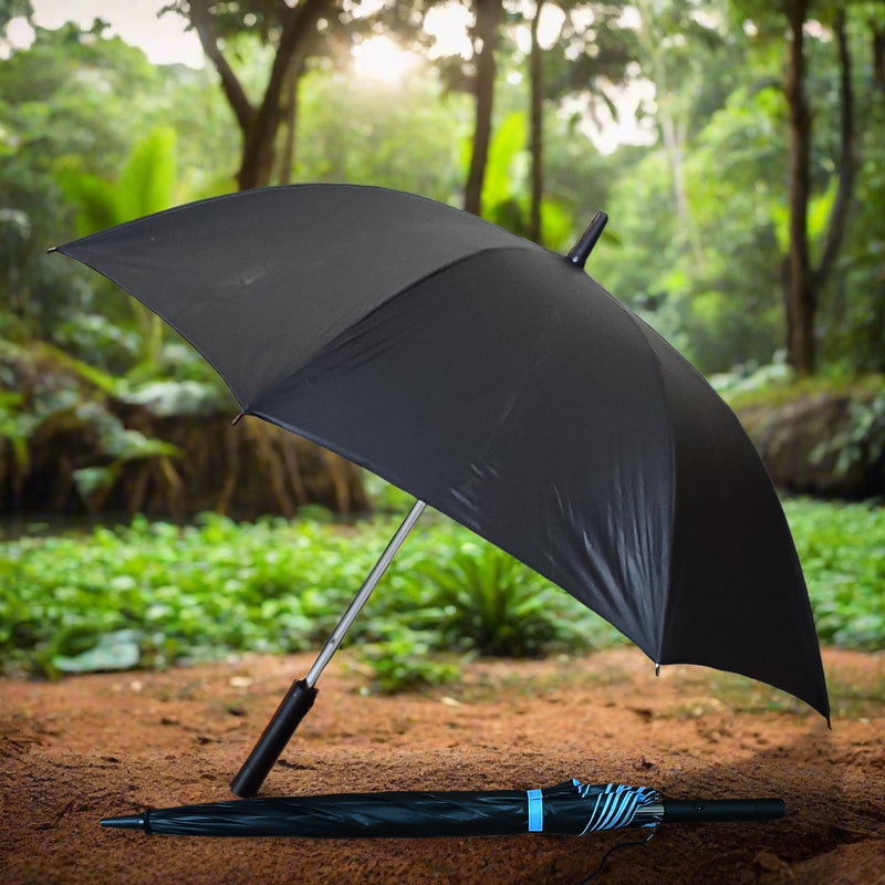 Sun Umbrella With Inside Fan  Power Bank Umbrellas For Summer (1 Pc)