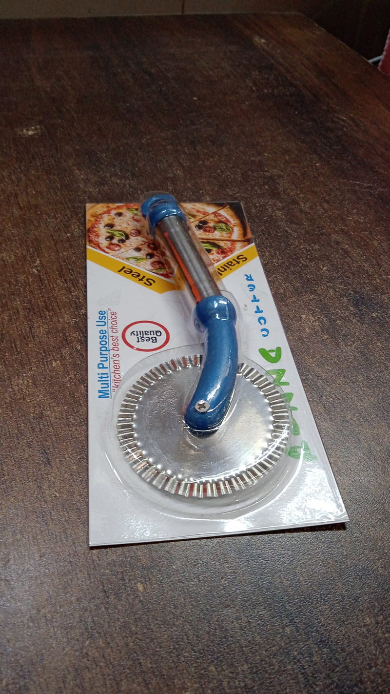 Multi Purpose Use Curly Pizza Cutter  Pastry Cutter  Sandwiches Cutter (1 Pc)