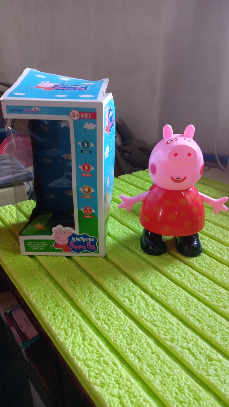 17926 Pig Children Play Toy Pretend Play Toy Fun Gift For Kids Movable Hands Legs Pig Pretend Play Toy Set For Kids Children With Soft Rubber Material (1 Pc  Battery Not Included)