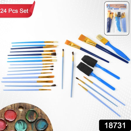 Paint Brushes Set Artist Paintbrushes (24 Pcs Set)