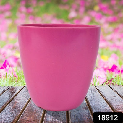 Plastic Flower Valencia (Pot) Home And Outdoor (1 Pcmix Colour)