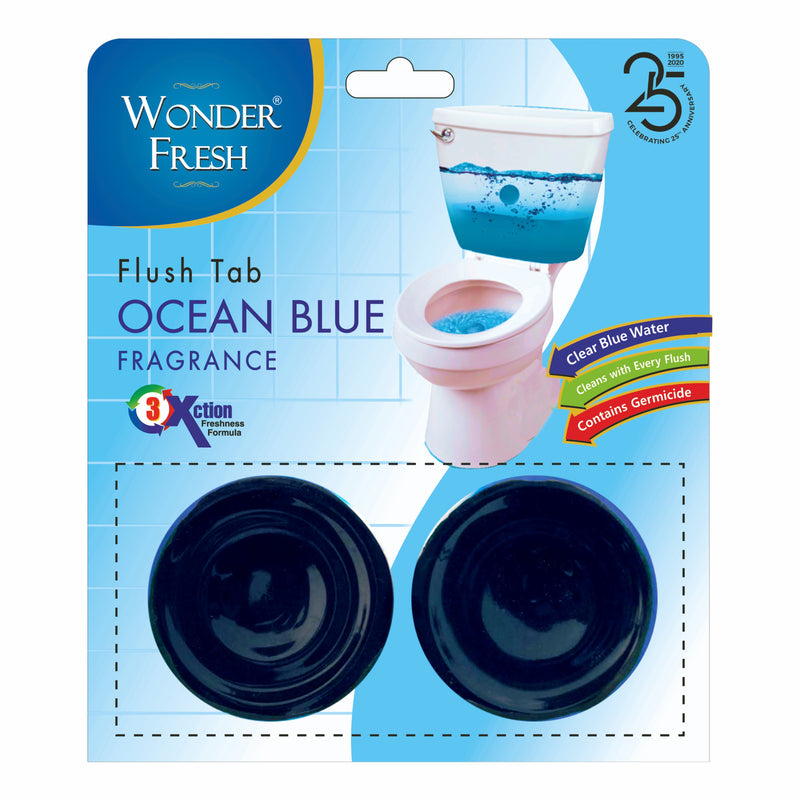 1326 Toilet Cleaner Flush Tab Ocean Blue 100 Gram