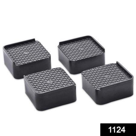 1124 Premium Multipurpose Heavy Duty Cupboardrefrigeratorsofa Base Stand - Set Of 4 Pcs