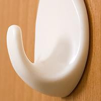 1544 Self Adhesive Plastic Wall Hook Set For Home Kitchen And Other Places (Pack Of 9)