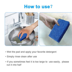 1494 Kitchen Scrubber Pads For Utensilstiles Cleaning (Pack Of 4)