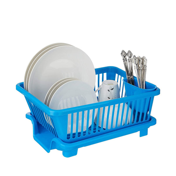 0658 Plastic Sink Dish Drainer Drying Rack (With Brown Box)