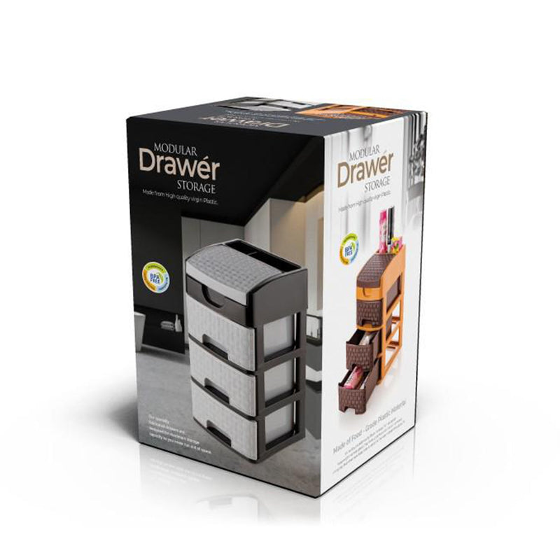 4792 Mini 3 Layer D Storage Used In All Kinds Of Household And Official Places For Storing Of Various Types Of Stuffs And Items Etc.