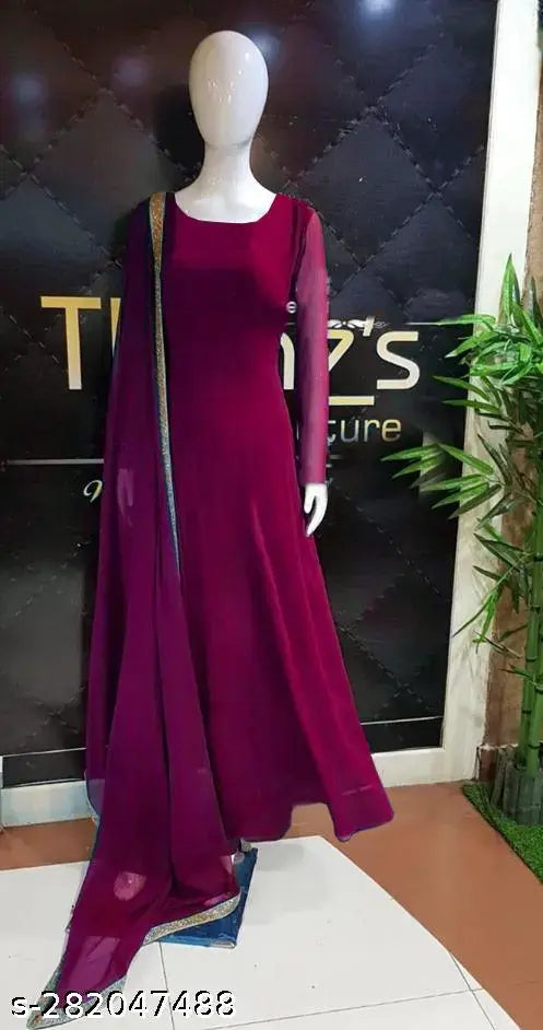 GEORGETTE WOMENS GOWN