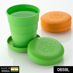 0659l Unbreakable Magic Cupfoldingpocket Glass For Travelling