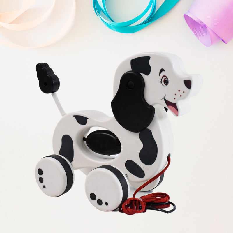 Dog Pull Along Toddler Toy With Attractive Design (1 Pc)