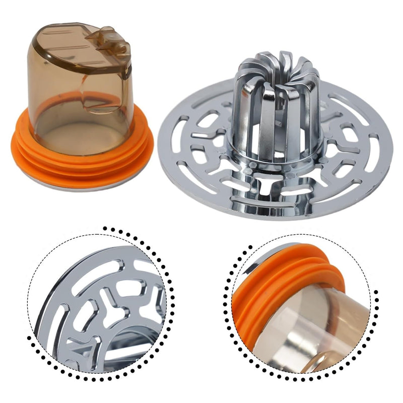 Shower Stopper Anti-odour Floor Drain Core With Filter Mesh (1 Pc)