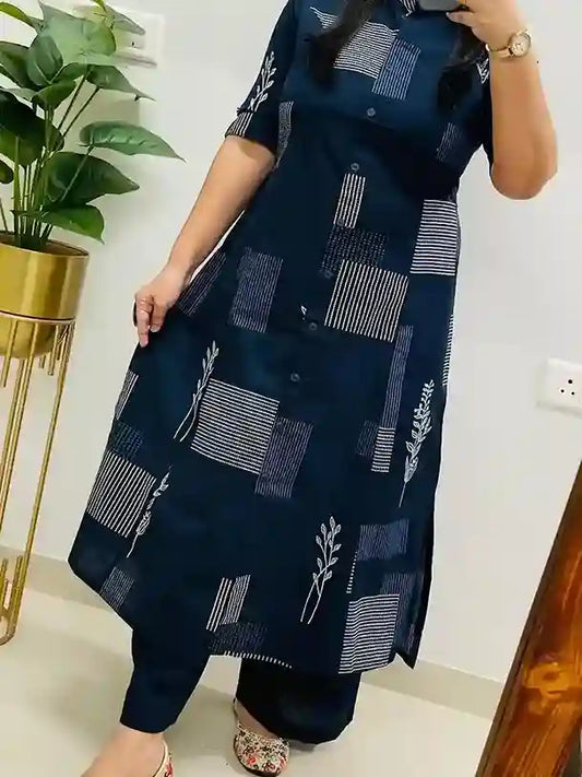 Jaipuri Famous Abstract Print Kurti