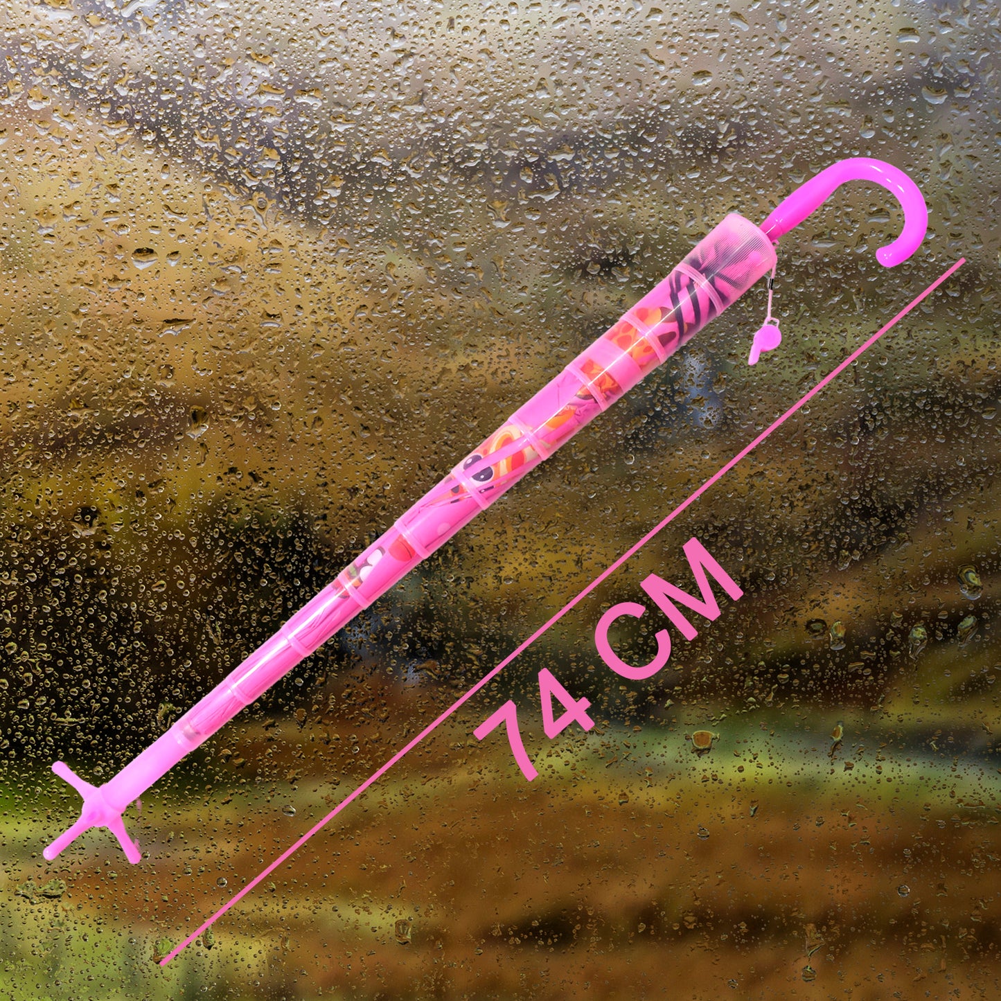 6247 Umbrella With Handle And Lightweight Safety Round Plastic Cap