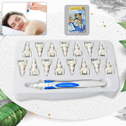 17698 Ear Wax Removal Ear Cleaner Earwax Remover Spiral Soft Silicone Safe Upgraded Smart Earwax Removal Tool Swab Kit With 16 Replacement Tips For Adults  Kids