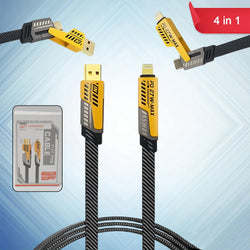 4 In 1 Charging Cable 65w Cable (1 Pc  1 Mtr.)