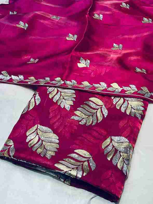 Elegant Silk Embroidery Saree Collection