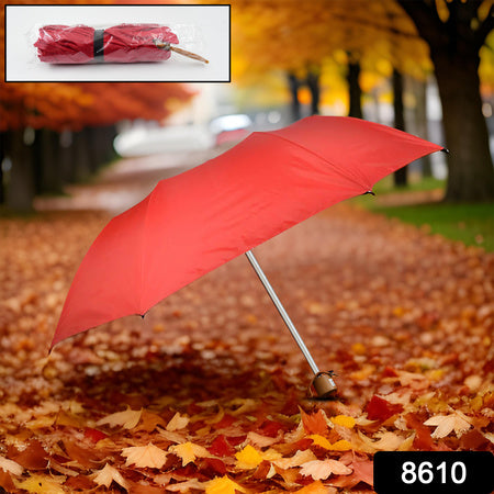 3-fold Sun  Rain Protective Foldable Umbrella (1 Pc)