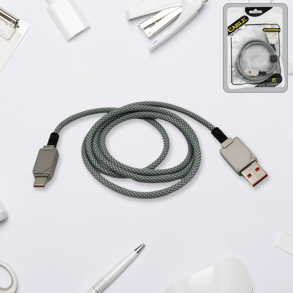 Type C Data Cable Fast Charging Cable (1 Mtr.  1 Pc)