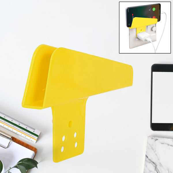 Plastic Secure Mobile Phone Charging Stand Holder (1 Pc  Mix Color)