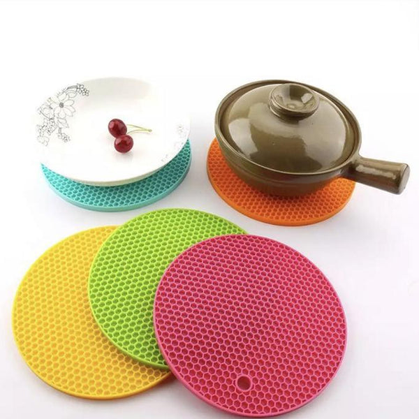 4913 Silicone Trivet For Hot Dish And Pot Silicone Hot Pads ( 1 Pcs )