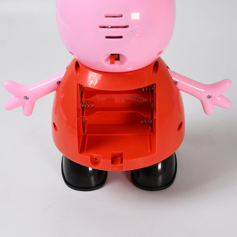 17926 Pig Children Play Toy Pretend Play Toy Fun Gift For Kids Movable Hands Legs Pig Pretend Play Toy Set For Kids Children With Soft Rubber Material (1 Pc  Battery Not Included)