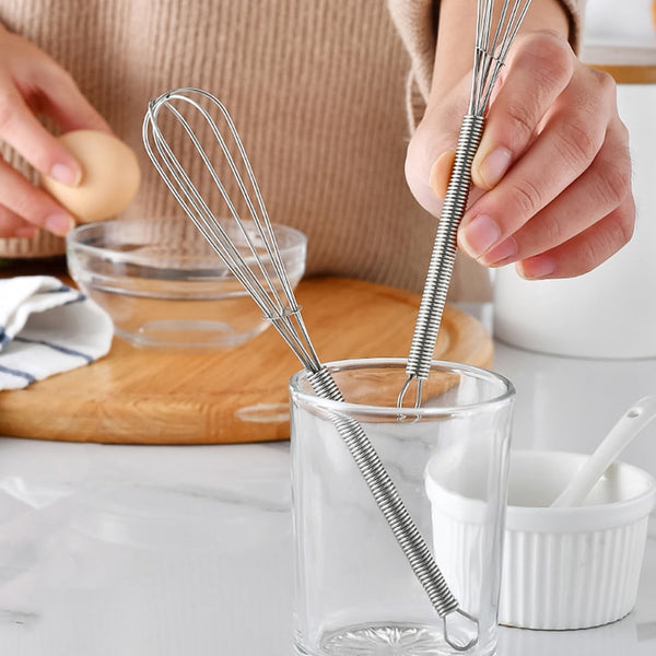 Kitchen Whisk Stainless Steel Kitchen Tool (1 Pc  16 Cm)