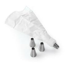 0805 Cake Decorating Nozzle With Piping Bag Stainless Steel Piping Cream Frosting Nozzles