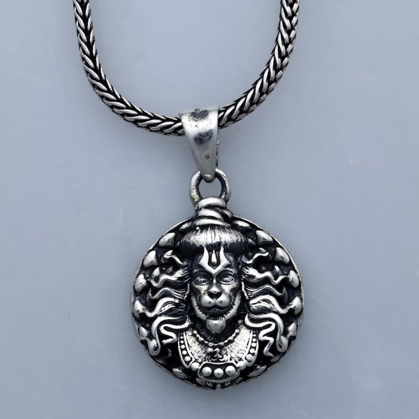 Hanuman Facelocket With Chain Pendant Necklace Chain (1 Pc)