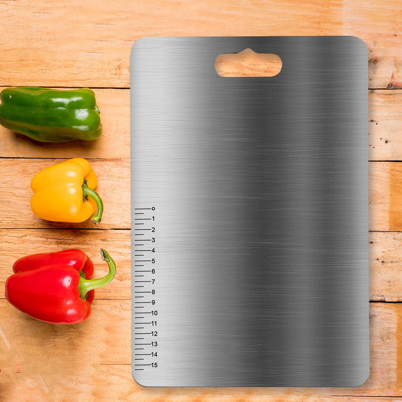 Stainless Steel Vegetable  Fruit Cutting Chopping Board (3120 Cm  1 Pc)