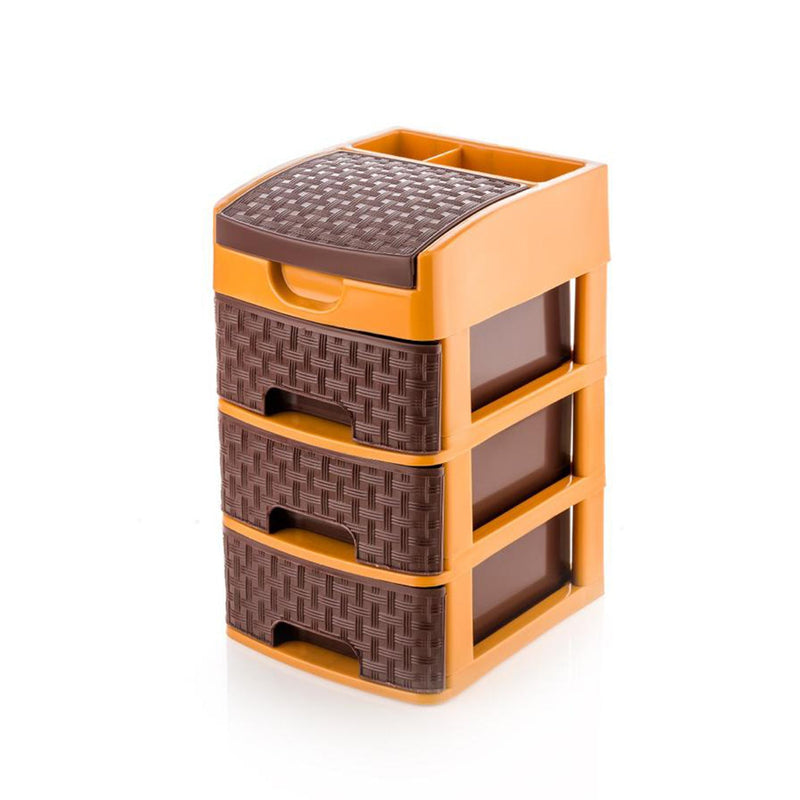 4792 Mini 3 Layer D Storage Used In All Kinds Of Household And Official Places For Storing Of Various Types Of Stuffs And Items Etc.