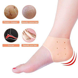 1277 Anti Crack Silicon Gel Heel Moisturizing Socks For Foot Care Men Women (Loose Pack)