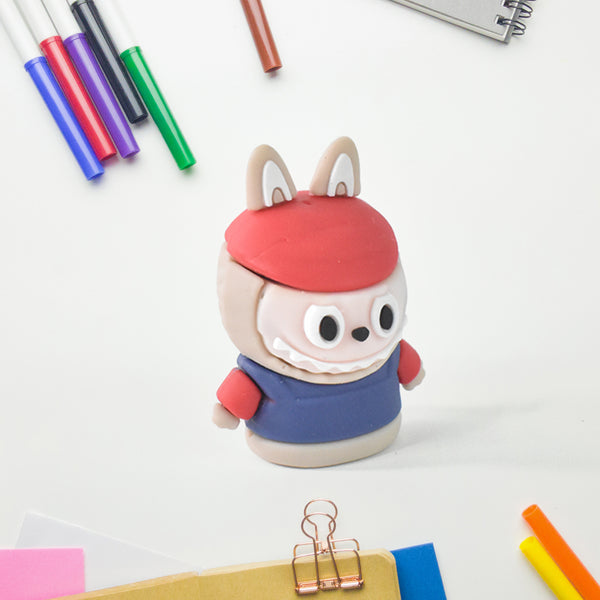 Cartoon-shaped Pencil Sharpener With Built-in Eraser - Fun  Practical Stationery (1 Pc Mix Design)