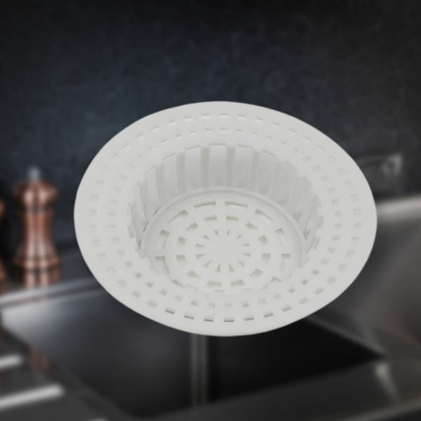 0825 Plastic Sink Strainer For Kitchen Basin Strainer  Waste Filter Jali  Basin Strainer  Sink Jali  Waste Filter Cup  Sink Mesh Filter  Plastic Drain Strainer (3 Pcs Set)